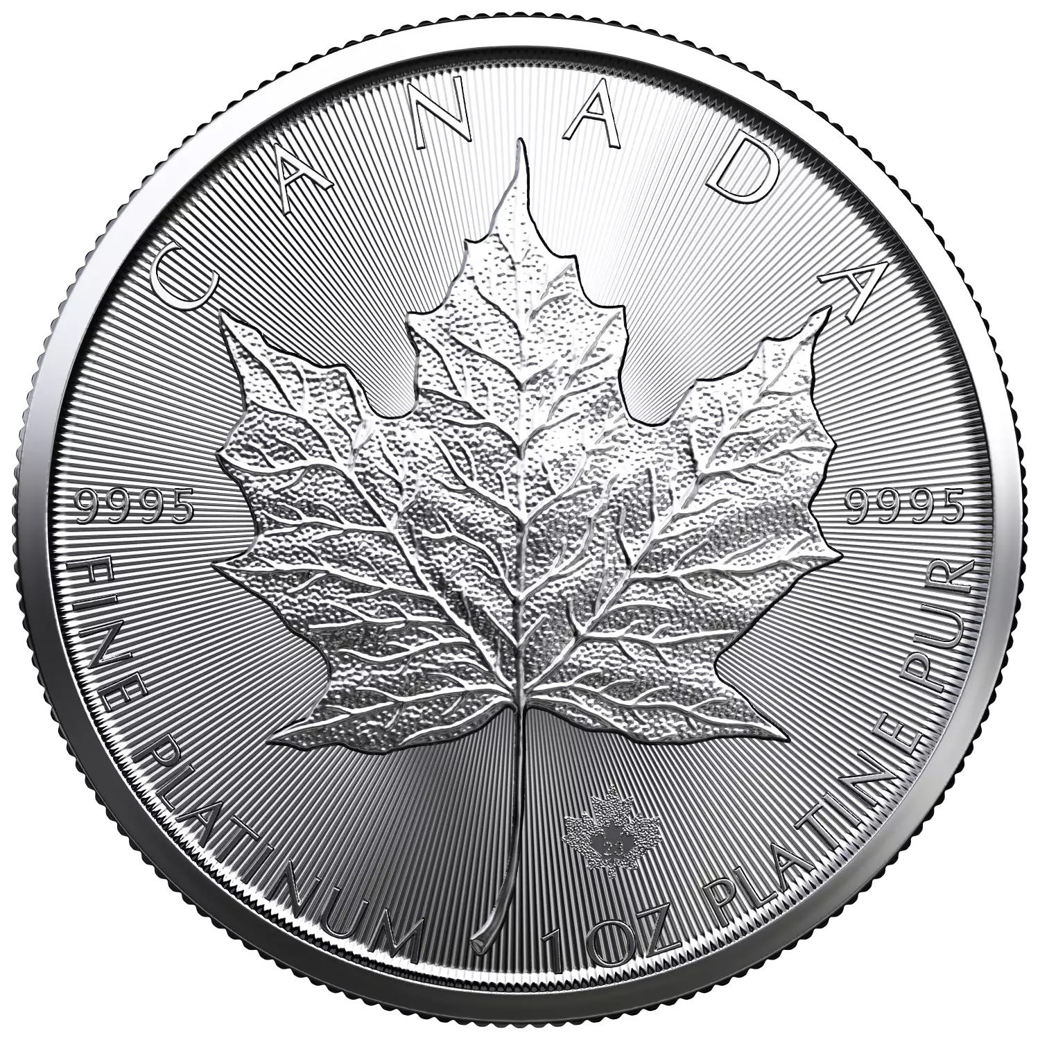 2023 1 oz. Canadian Maple Leaf Platinum Coin