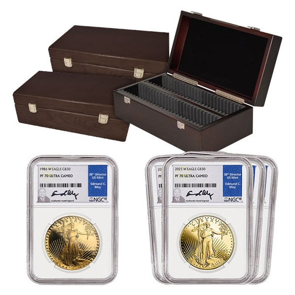 1986 - 2023 American Gold Eagle  Proof 70 Date Run Coin Set