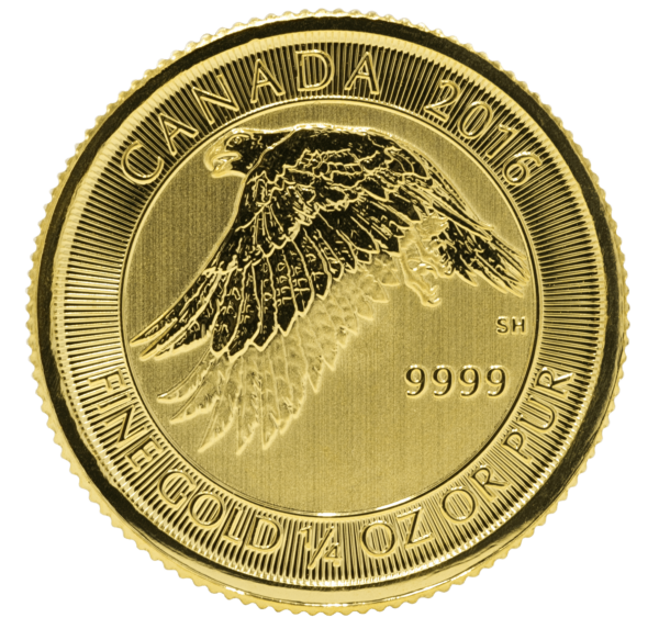 2016 1/4 oz. Canadian Gyrfalcon Gold Coin