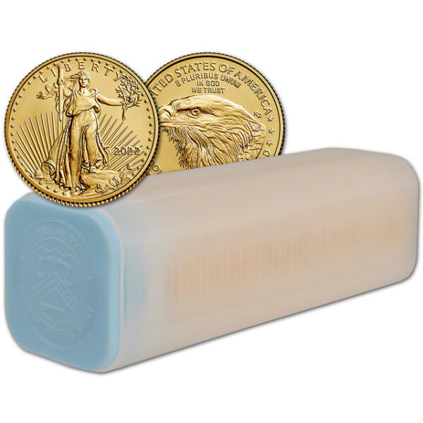 1/4 oz. American Eagle Gold Tube 40 Coins